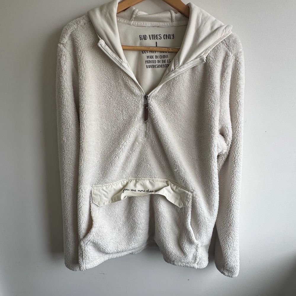 Cozy Cream Fleece Pullover